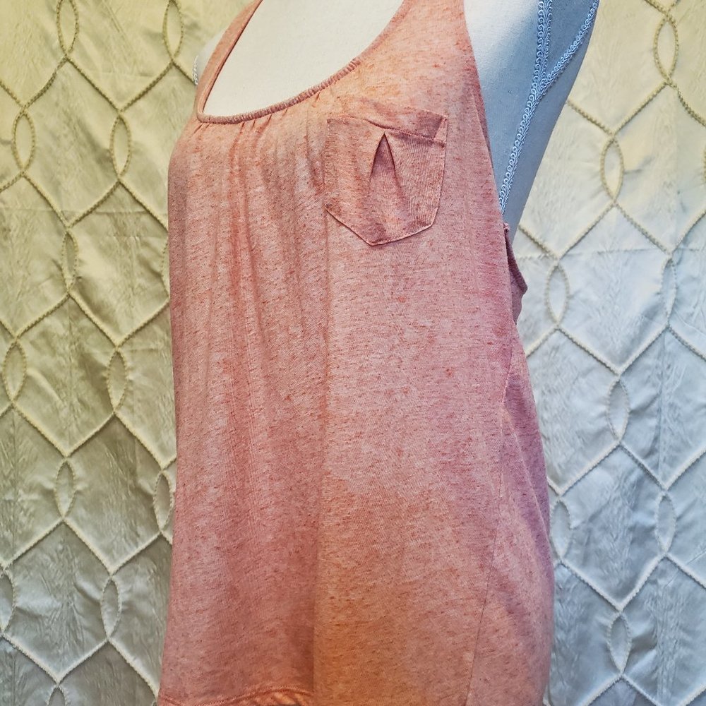 American Eagle Pink Open Shoulder Tank